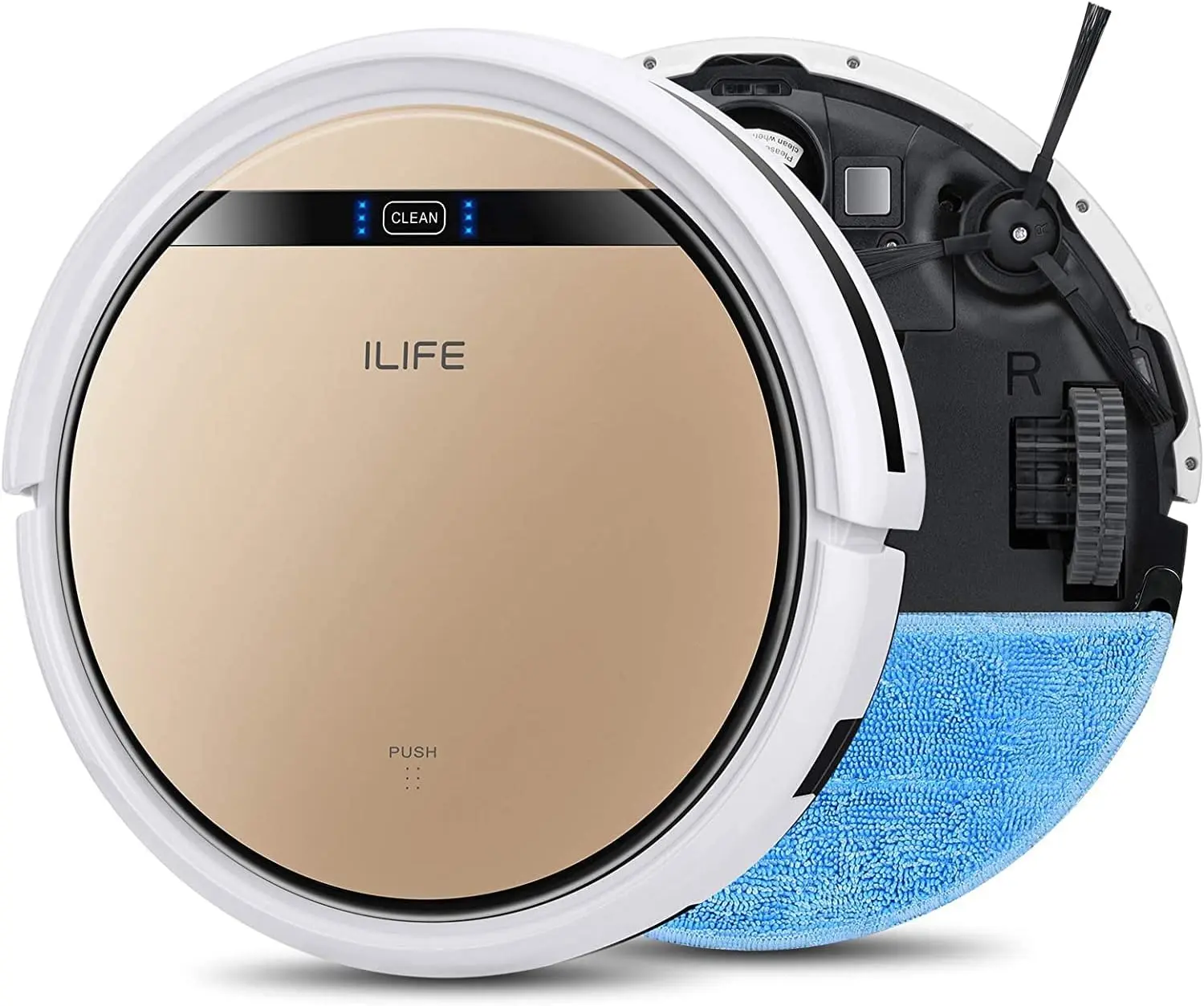 جارو برقی رباتیک ILIFE مدل V5S pro سفارش آمریکا  با مخزن آب ، ربات تمیز کننده کف با جارو کشیدن اتوماتیک