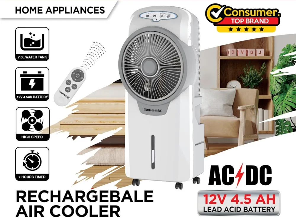 کولر آبی شارژی تلیونیکس مدل TAC3401 قابل اتصال به فندکی ماشین ساخت چین