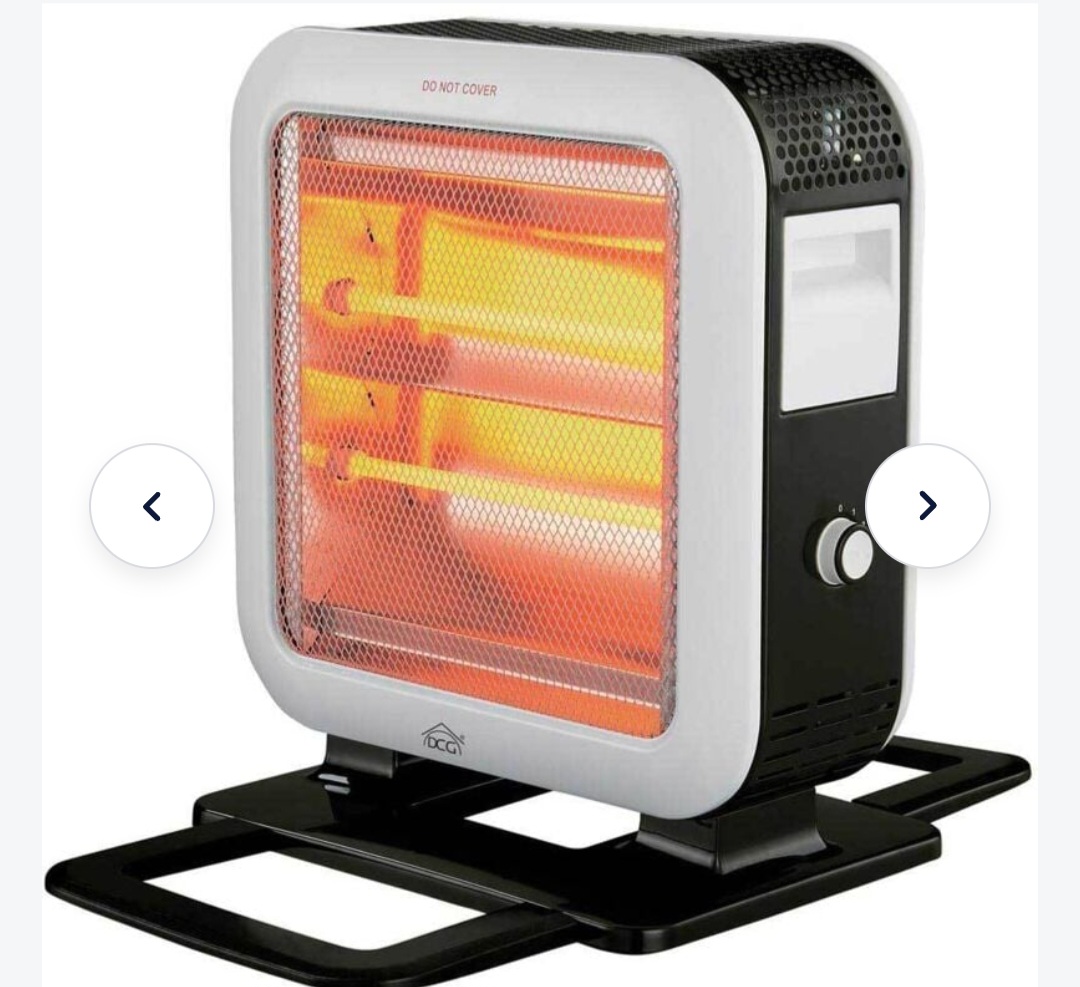 بخاری  برقی کوارتز دوطرفه کم مصرف 1600 وات ترموستات دار SA9889 DCG
